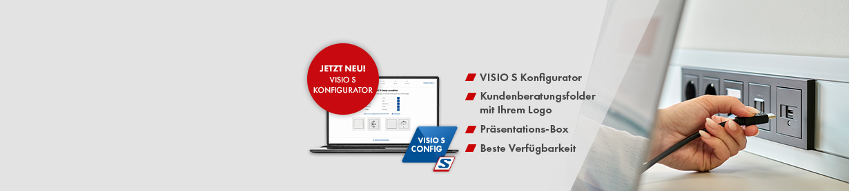 Flächenschalterprogramm VISIO S Konfigurator